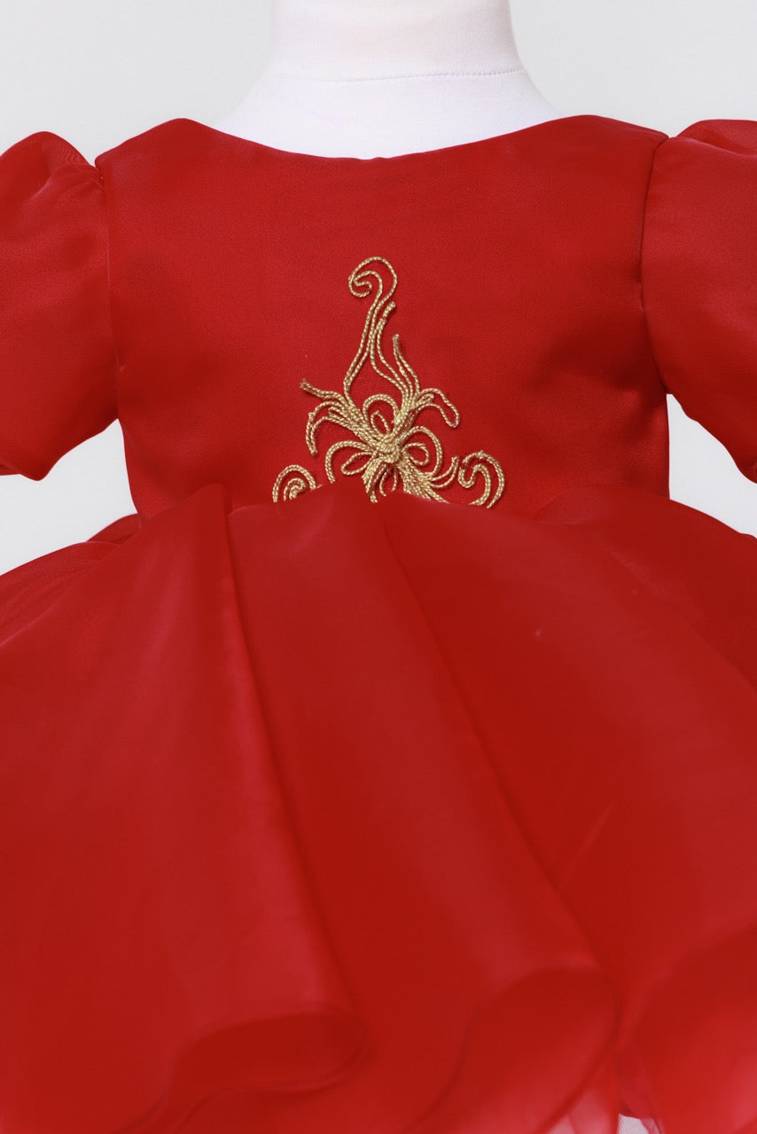 Red Rose Dress - Lisabelle Kids