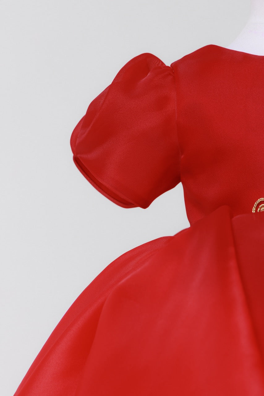 Red Rose Dress - Lisabelle Kids