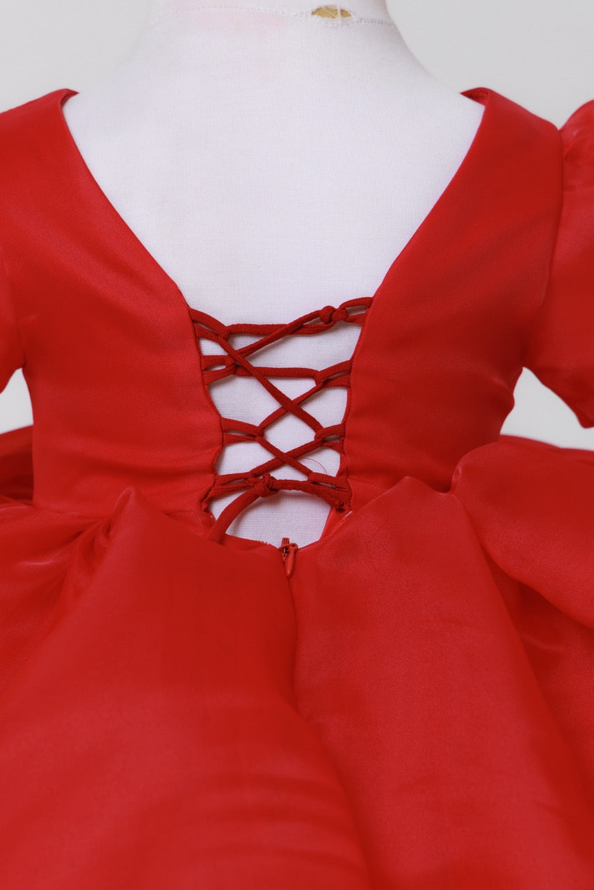 Red Rose Dress - Lisabelle Kids